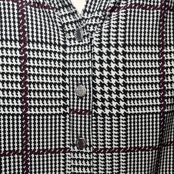 Anne Klein black printed blouse sz 1X - Picture 2 of 8